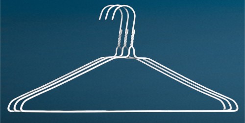 Heavy Duty 8.5 Gauge White Wire Hangers x 250 ****SPECIAL OFFER****