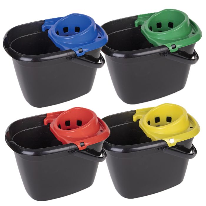 Mop Bucket Recycled 14L with Wringer